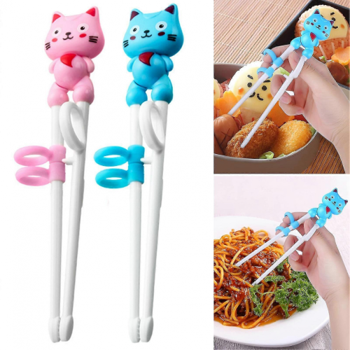 ζευγάρια παιδικά chopsticks εκπαίδευσης, επαναχρησιμοποιήσιμα εκπαιδευτικά chop 1