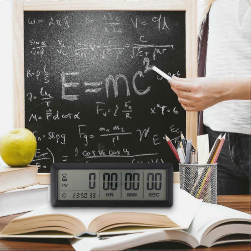 Large Digital Countdown Timer Clock, 999-Day Count Down Display for Graduation, Laboratory, Kitchen and Office 1
