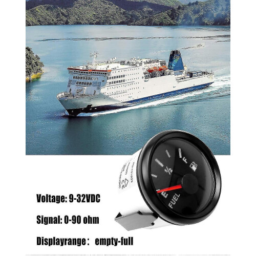 Ψηφιακός μετρητής καυσίμου 0-90 Ohm, μετρητής στάθμης καυσίμου με LED 52 mm για αυτοκ 2