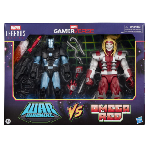 Marvel Hasbro Marvel Gamer Birth Marvel Legends 6" Action Figure 2 Pack War Machine vs Omega Red 1