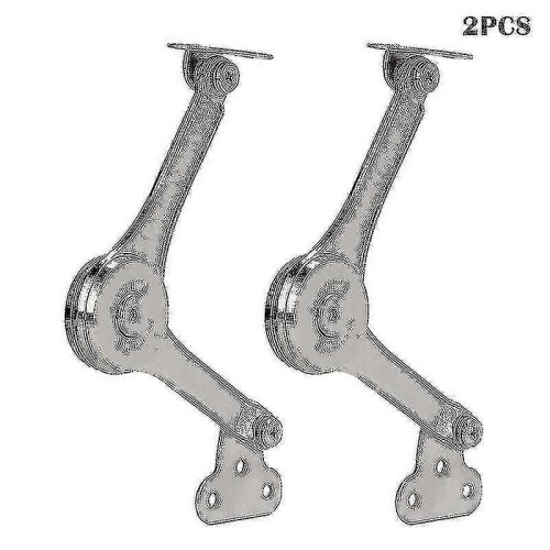2pcs Heavy Duty Lid Support Hinges Soft Close Folding Lid Stay Hinge Keep Lid Hinge Open For Cabinet 1