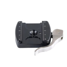 50mm Lever-Release Clamp Arca-Swiss RRS Compatible Quick Flip-Lock for Tripod Ballhead Mount