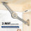Heavy Duty Soft Close Lid Hinges 2 Pack, Folding Cabinet Hinge with Stay Bracket Keep Open Support 4