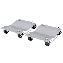 2-teiliges Set Wagenheber mit 4 Rädern, Autohebewerkzeug