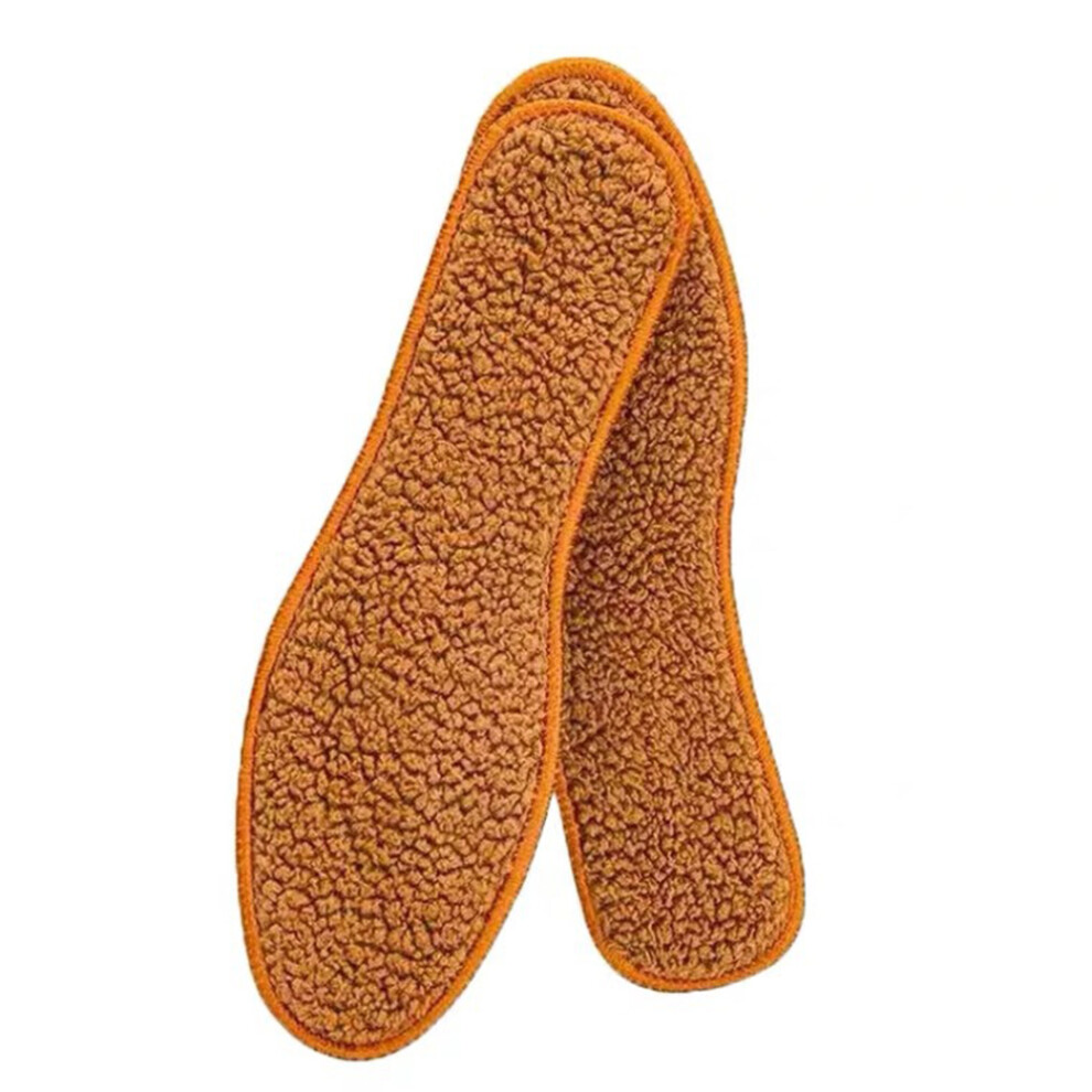 Roc-Electron (Brown, 38) Warm Thin Insoles For Boots & Sneakers