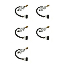 5X Universal 45mm Motorcycle Rear Brake Master Cylinder with Fluid Reservoir for Pit Dirt Quad ATV Bike