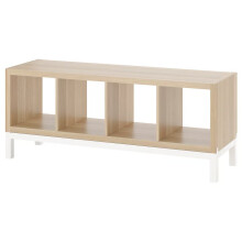 ikea KALLAX 4-Cube Unit with Underframe 147x59cm
