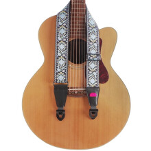 Axelremmar för Akustisk Gitarr, Broderade Axelremmar för Akustisk Gitarr, Elgitarrtillbehör, Blå