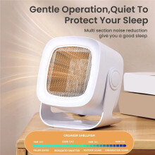 Desktop PTC Heater Portable Electric Hand Leg Feet Warmer Warm Air Blower Fan Heater EU Plug