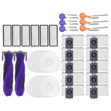 Pièces de Rechange pour Aspirateur Robot pour Freo Z10 Ultra YJCC025 : Brosse Latérale Principale, Serpillière, Filtre HEPA, Sac à Poussière