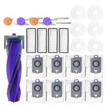 Pièces de Rechange pour Aspirateur Robot pour Freo Z10 Ultra YJCC025 : Brosse Latérale Principale, Serpillière, Filtre HEPA, Sac à Poussière