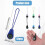 12 PCS MultiColor Outdoor Pocket Compass, Small Compass with Paracord, Portable Button Compass Kit, Compass Survival 8