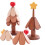 Christmas Tree Insulation Pad Solid Wood Dining Table Anti-Scalding Pad Pot Mat Home Decoration Gift Star 5