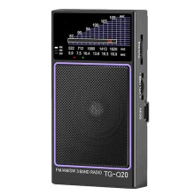 Nouvelle Radio Portable Noire Rechargeable AM FM SW avec Prise Casque Stéréo pour Remplacer les Fournitures Pratiques à Domicile