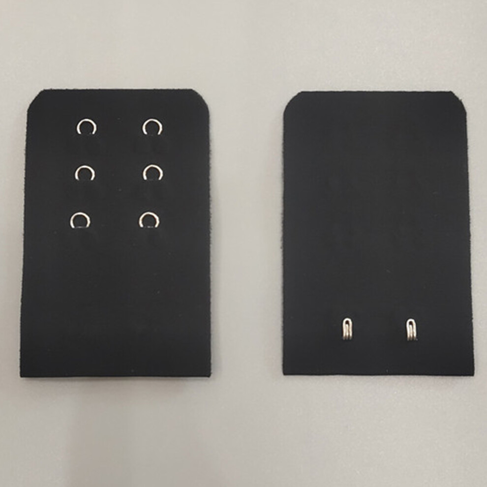 Dcph-Clothing (Black) Stretchy Bra Extenders - 2 Clips Design