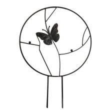 (Butterfly Black) Metal Plant Trellis for Garden & Balcony