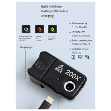 Neues 200-Faches Vergrößerungstelefon Mobiles Makroobjektiv USB-Mobiltelefonmikroskop Telefon -Taschenmikroskop für Telefon