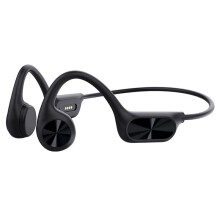 Écouteurs de Natation à Conduction Osseuse, Sans Fil 5.4, Étanches IPX8, Lecteur MP3, pour la Plongée et le Sport, Noir