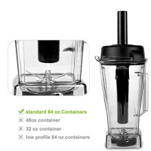 Dzbanek do Blendera 64 Uncje, Przezroczysty, Kompatybilny z Blenderami C-Series 5200 E310 Vm0101 Vm102b Vm0197 Pro 300 Itp.