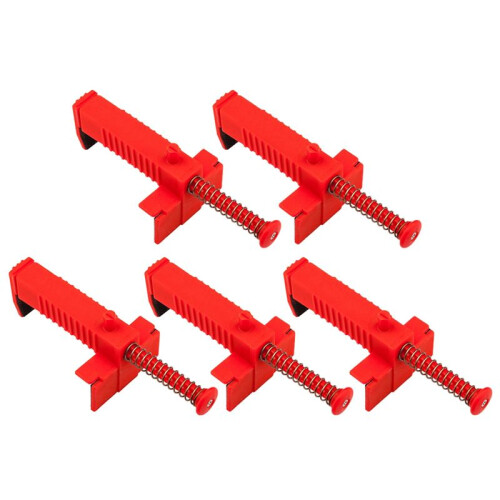 Bricklaying Wire Drawer Brick Leveling  Runner Puller for Construction Building Fixer Measuring Tools Red 5PCS 1