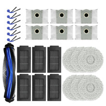 Compatible avec les Aspirateurs pour Deeboot T30C, T30C Omni, T30C Prime Omni, T30C Gen 2 et T30C Omni Gen 2: Pièces Détachées, Brosse, Filtre