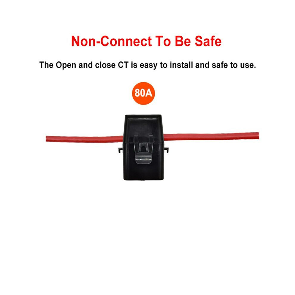 Tuya Life Wifi Monitor Bidirectional 1 Channel With Ct Clamp App Monitor 4711272040149
