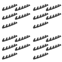 20X Utomhusfåtölj Multi-Position Justerare Fem-Tands Spänne Anslutning Plastlist Fem-Hastighets Justeringsdel