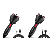 2X Tresse Automatique pour Cheveux, Outil de Coiffure Électrique USB pour Coiffures, Tresses pour Dreadlocks Françaises pour Filles