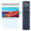 Replacement Remote Control for Super Box Android Set Top Box Perfect Replacement Remote for Super Box TV Receiver 5