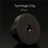 Vinyl Clamp LP Disc Stabilizer 50Hz Record Weight Stabilizer with Turntable Level and Strobe Scale for Phonograp Black 6