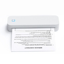 Portable Thermal Transfer Printer Wireless,Multi-Size,Eco-Friendly for Windows System, Os System,Phone,Tablet,White