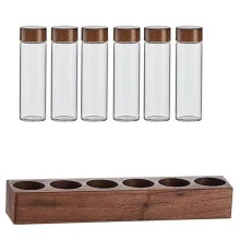 Coffee Bean Display Stand, Coffee Bean Storage, Glass Coffee Bean Display Stand, for Kitchen, Airtight Coffee Bean.