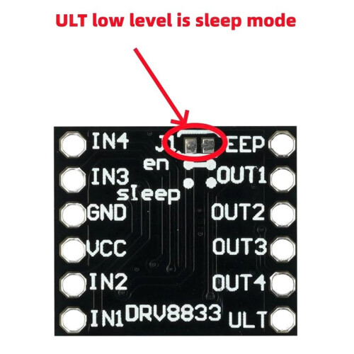 WWZMDiB 6Pcs DRV8833  Motor Driver Controller Board 1.5A Dual H Bridge Dual-Channel Motor Driver Module 1