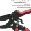 Sectional Pruning Shears Garden Shears Fruit Tree Shears Hand Guard Scissors High Quality Garden Scissors 6