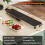 Teppanyakigrill 1800W, Non-stick, Justerbar temperatur, 100cm 3