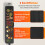 Teppanyakigrill 1800W, Non-stick, Justerbar temperatur, 100cm 4