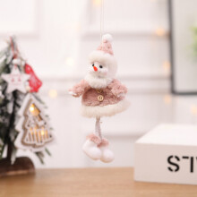 (Snowman) Festive Plush Tree Decor - Santa, Snowman, Reindeer
