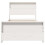 VidaXL vidaXL Bed Frame with Headboard White 90 x 190 cm Engineered Wood 5
