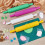 4Pcs Clay Modeling Pattern Rollers Kit 4 Colors Leather Texture Roller Plastic Rolling Pin Polymer Clay for DIY Handmade 1