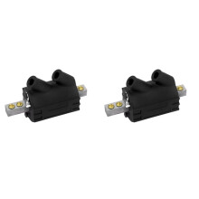 2X 3 Ohm Ignition Coil Dual Fire 12V Output for Twin 1970-98 Touring FLH Dyna Softail FXDL Sportster