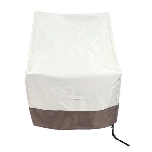 Pacote com 4 Capas para Cadeiras de Pátio Adirondack 31x33x36 Polegadas Capas para Cadeiras de Pátio Externas Resistentes 420D, Gramado Externo À 2