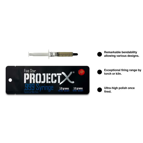 Project X .999 Fine Silver Clay Syringe 10g 1