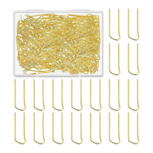 200 Pieces Sewing U-Pins Fork Needlecrafts Double Blocking Stainless Steel Sewing Pins Multipurpose Straight for Jewelry