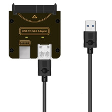 USB 3.0 to SAS SSD Expansion Card 29Pin Adapter 6Gbps Easy Drive Cable for 2.5/3.5" SAS Hard Drive Desktop AU Plug