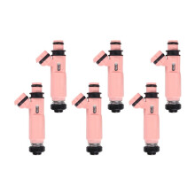 6Pcs 195500-4140 Fuel Injectors Fit for Pajero Sport 6G72 3.0 MR507376
