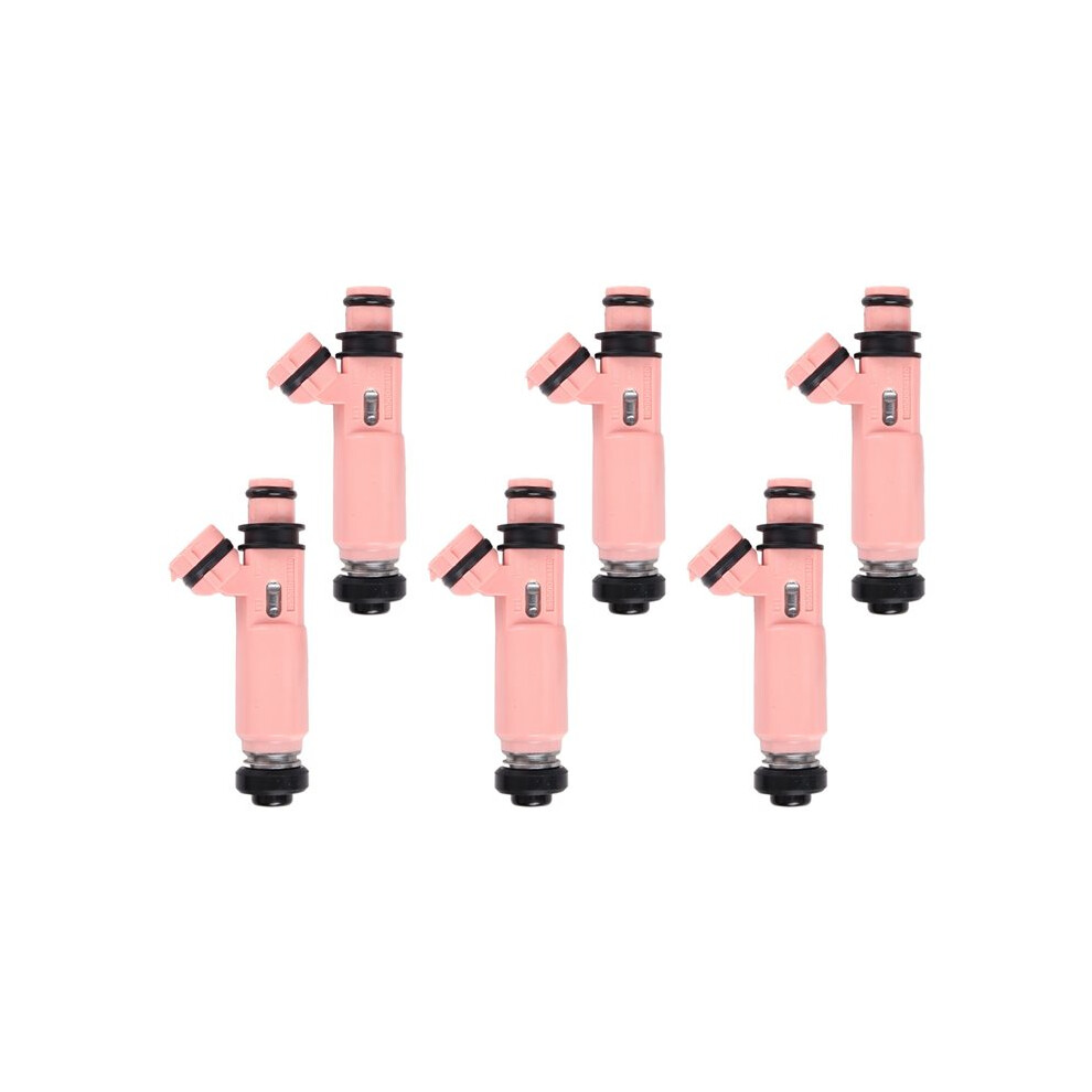 6Pcs 195500-4140 Fuel Injectors Fit For Pajero Sport 6G72 3.0 Mr507376 6033522349566