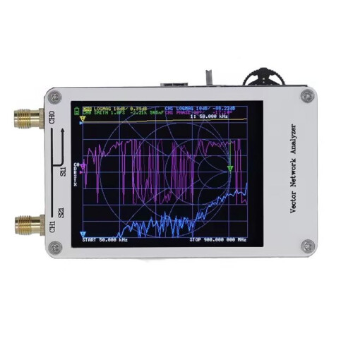 Vector Network Analyzer 50K-900M Antenna Analyzer Network Cable Tester 2.8 Inch Network Tools 2