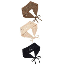3 Peças de Faixas de Cabelo Boho para Mulheres Bandana Crochê Tricô Faixa de Cabelo Lenço de Cabelo Faixas para Cabelo Feminino