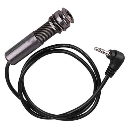 4X Guitar Pickup Cable Piezo Cable End Pin Jack Guitar Adapter Stereo Instrument Cable 1