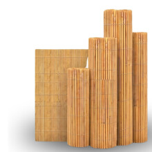1M Natural Bamboo Slat Screening Garden Fence Roll